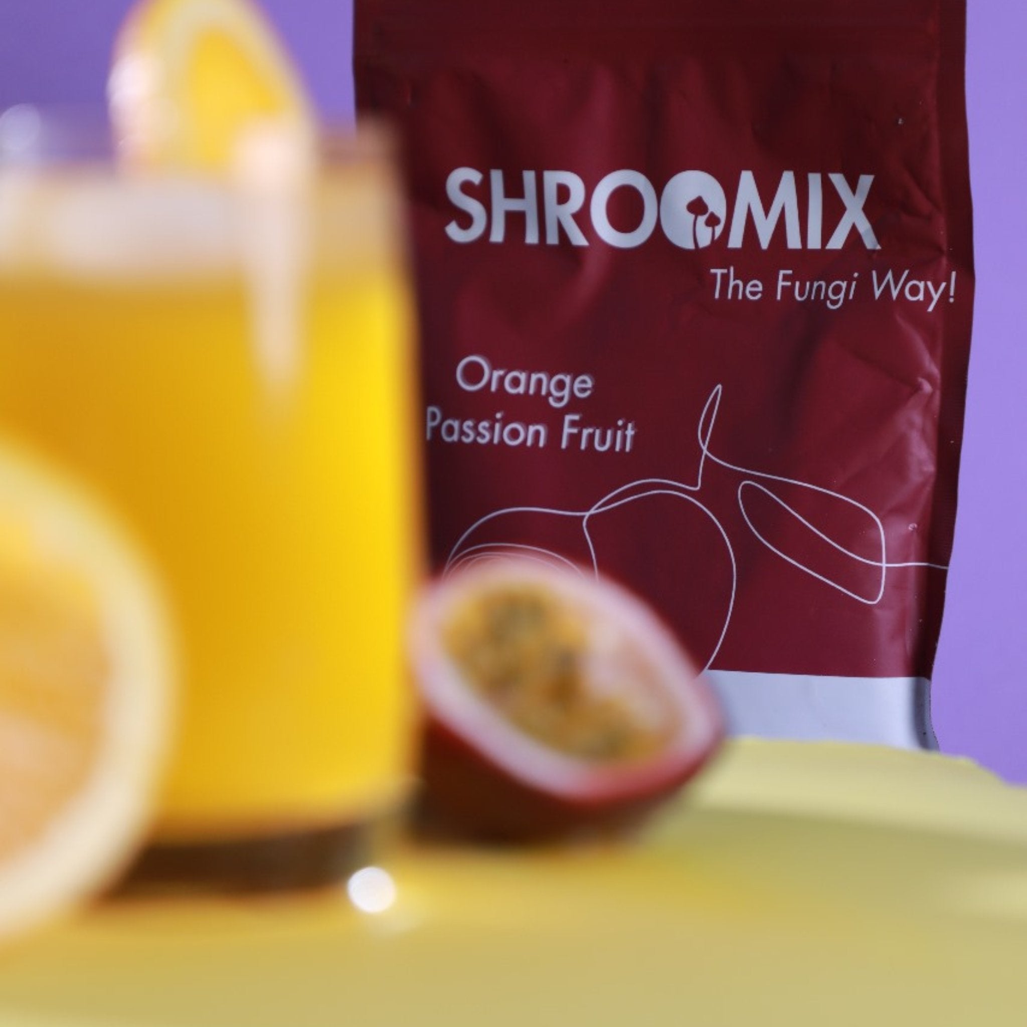 Shroomix Orange & Passion Fruit